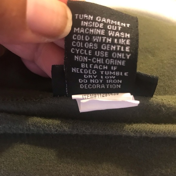 TORRID OLIVE EMBROIDERED CHOKER TEE - Picture 10 of 10